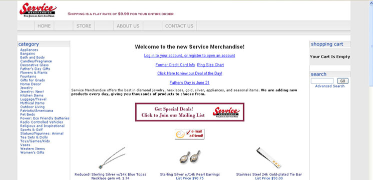 Service Merchandise - 01